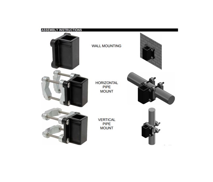 Mounting Kit for DHRTM50100 and DHRTM50200 Trailer Mount Hose Reel