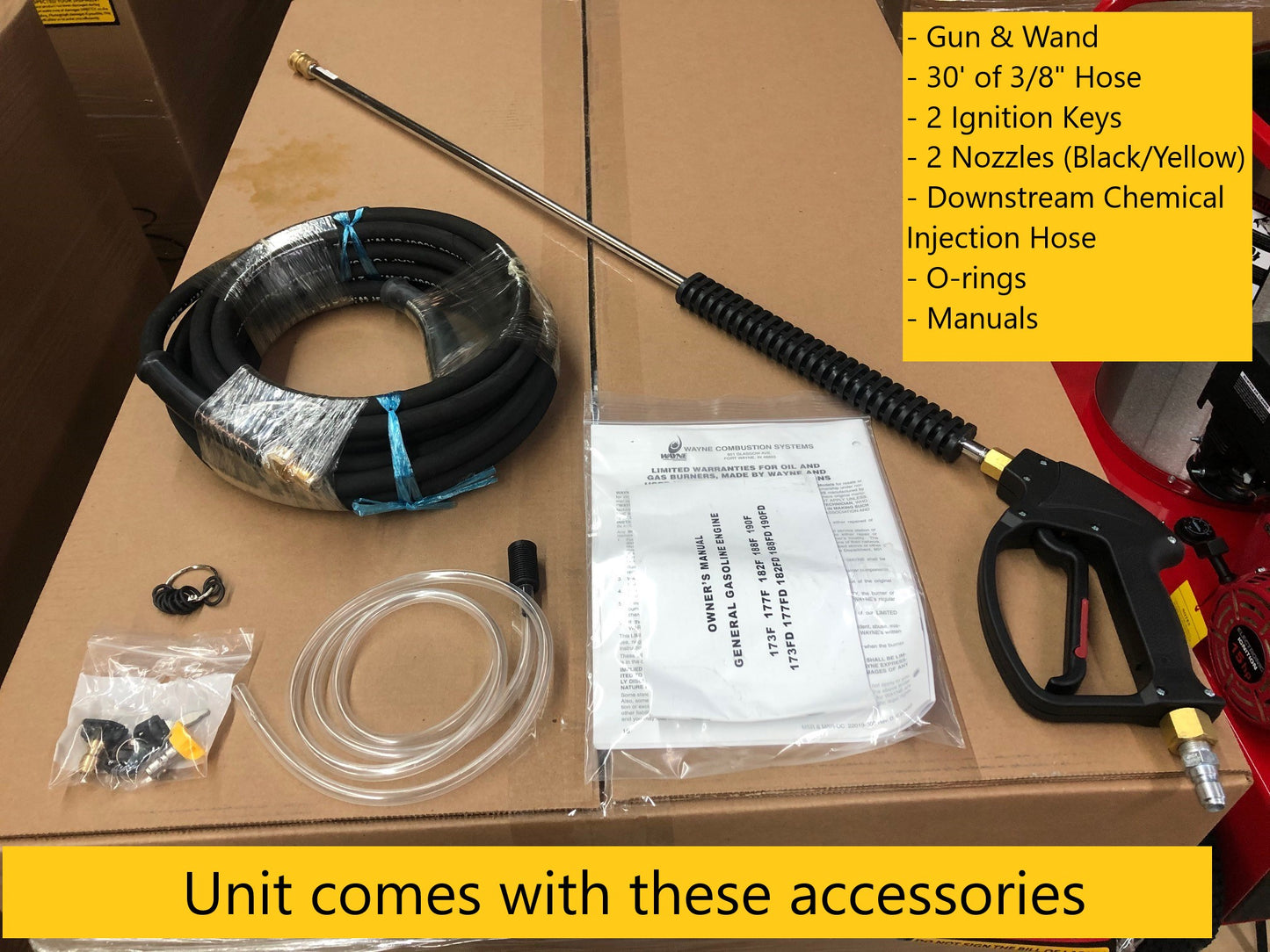 Magnum 4000 Hot Power Washer with Lifan Engine and EK440 Pump 3.5 GPM at 4,000 PSI
