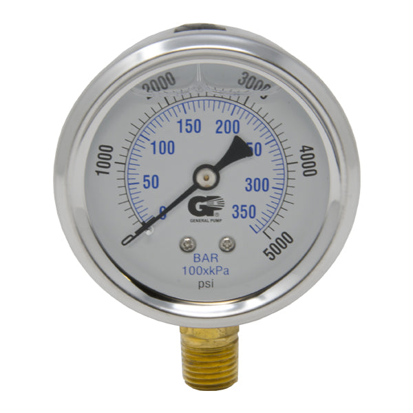 Pressure Gauge 5,000 PSI by General Pump
