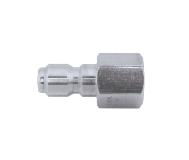 Fitting, Quick Connect, Male Plug 1/4", Female NPT 1/4", Stainless Steel