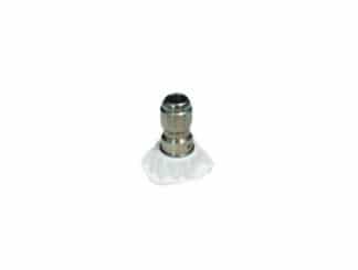 Nozzle, Washing, 40 Degree, White, Stainless Steel