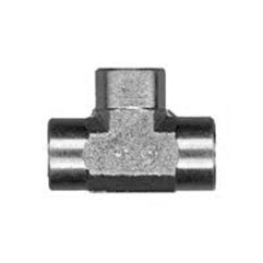 Adapter, Tee, NPT Female 3/8" x 3/8" x 3/8"