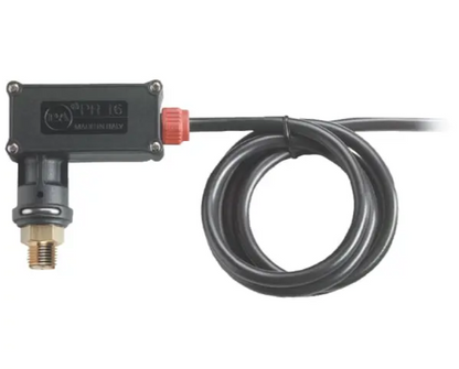 Pressure Switch, Black, Stainless Steel, 5,000 PSI, 1/4" Inlet, 580 Switching, GP
