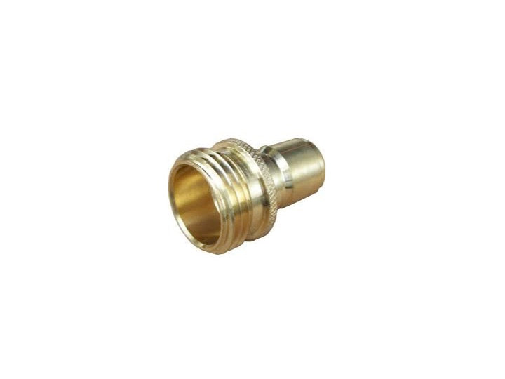 Fitting, Quick Connect, Garden, Inlet Male 3/4" x 1/2" QD Male Outlet, Brass