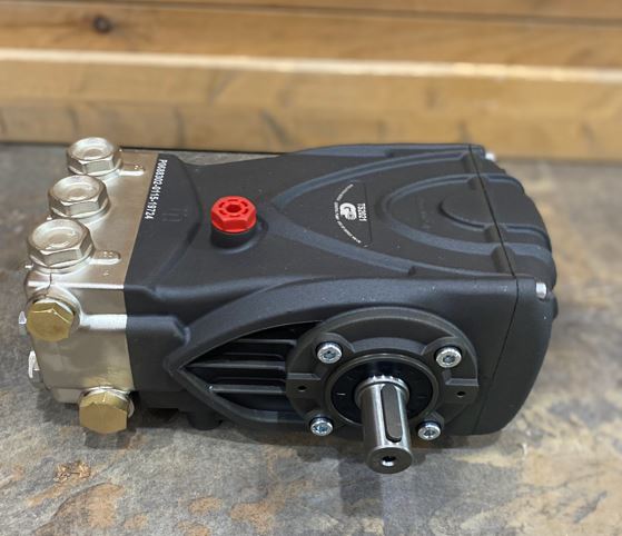 General Pump TS2021 direct drive pump with visible model label and 24mm shaft