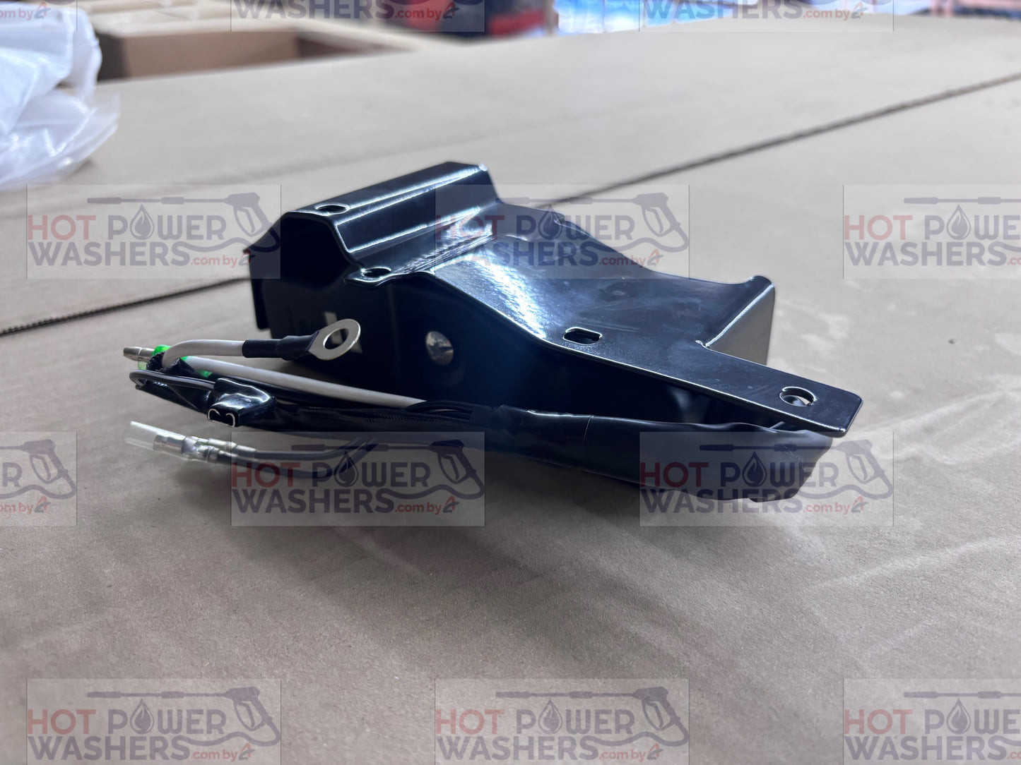 Metal mounting bracket with attached wiring for the Lifan ignition switch box assembly