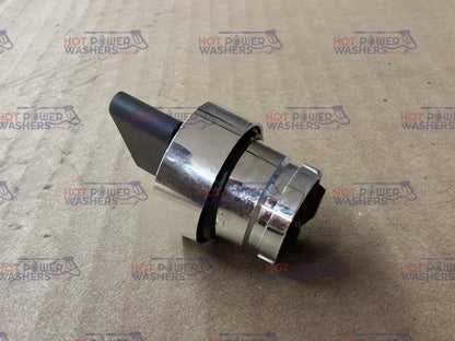 Chrome toggle switch knob with black lever for Magnum 4000 on/off switch kit