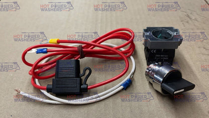 Wiring harness with inline fuse holder and on/off switch for Magnum 4000 pressure washer