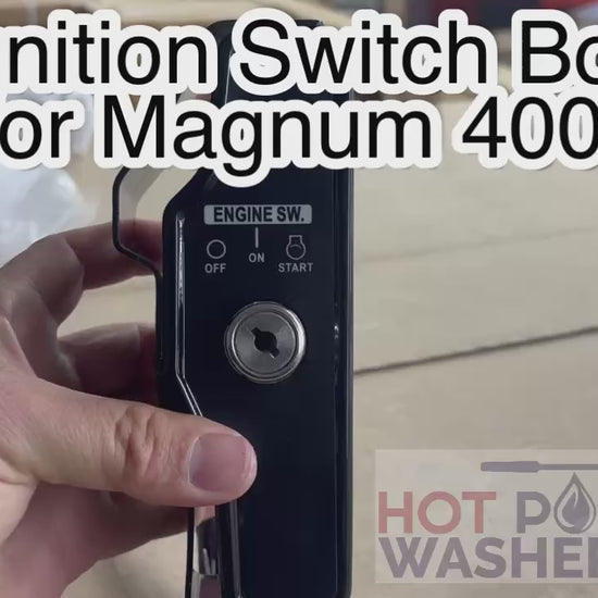 Video demonstrating the ignition switch box installation for a Magnum 4000 pressure washer