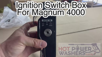 Video demonstrating the ignition switch box installation for a Magnum 4000 pressure washer