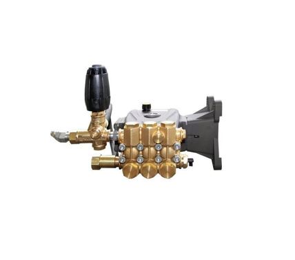 Pump, Direct Drive, 1" Shaft, Gas, 4.0 GPM, 4000 PSI, Plumbed, AR