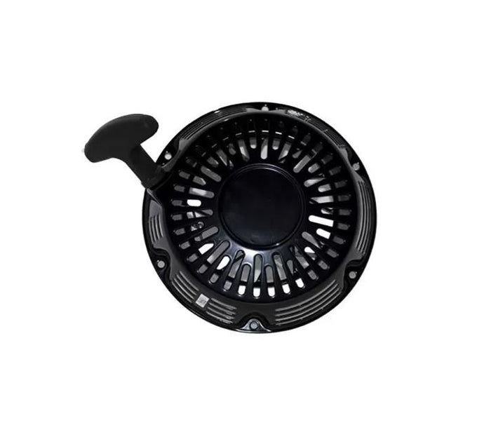 Black recoil pull-start starter assembly for Lifan engines with pull handle and cord