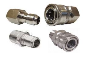 Stainless steel quick connect fittings included in Magnum 4000 Stainless Steel package