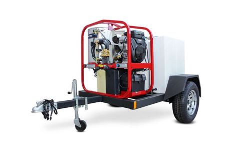 Pressure Washer Trailer with BE Pressure Washer 13HP GX390 Honda  4000PSI@4GPM